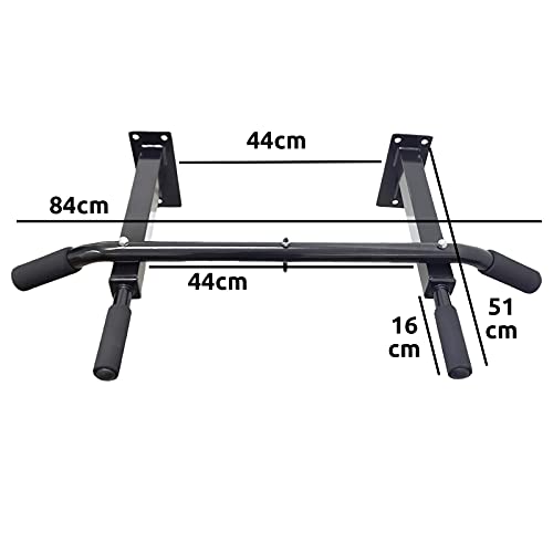 FIT FFitness - Barra de dominadas de pared con forma de pared, multifunción, barra de pull Up Chin Up Multi-Grip Bar Max 150 kg