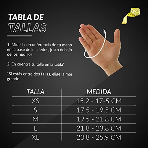 Fithil - Guantes de Crossfit para Gimnasio con Muñequera para Mujer y Hombre - Calleras sin Dedos para Musculacion en Gym y Calistenia - Dominadas en Barra, Pesas, Mancuernas, Kettlebell (M)