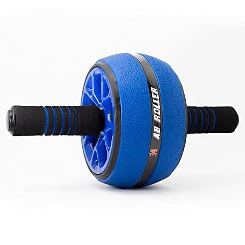 Fitness Zone - Rueda Abdominal Ab Wheel Roller | Entrenamiento para abdominales | Con alfombrilla antideslizante para Entrenamiento en casa