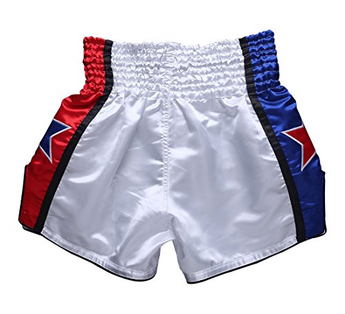 FLUORY Muay Thai Shorts, MMA Fight Shorts Ropa de Entrenamiento Jaula Lucha Grappling Artes Marciales Kickboxing Shorts Ropa