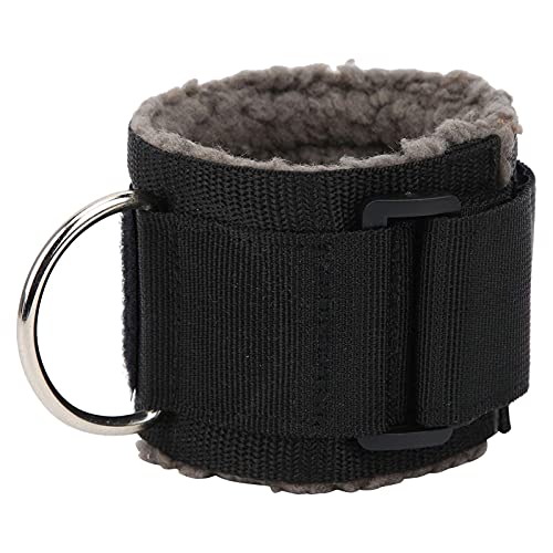 FOLOSAFENAR Polea de Pierna Tobillo Wrap Nylon + Tobilleras de Metal Fitness, para Extensiones de Pierna