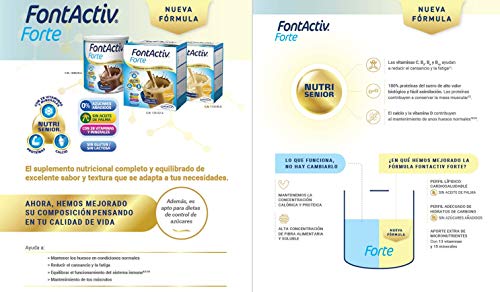 FONTACTIV Forte Vainilla Suplemento Nutricional para Adultos y Mayores - 30 grs 1 o 2 veces al día 800 gr