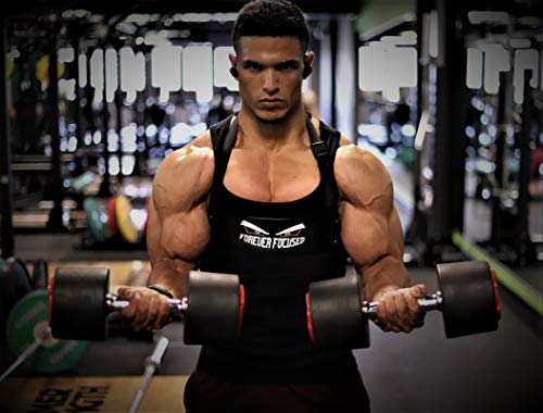 FOREVER FOCUSED® Premium Biceps Blaster Isolator Bomber Curl Aislador de biceps para musculacion, Aislador El Brazo Training bueno para Musculacion pesas maquina, Accesorio para Gimnasio