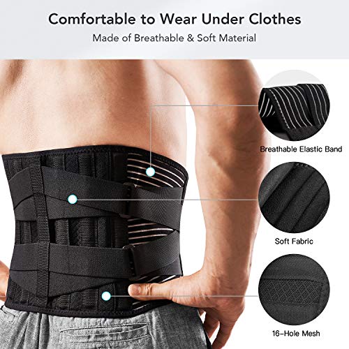 FREETOO Cinturón Lumbar para Hombre y Mujer