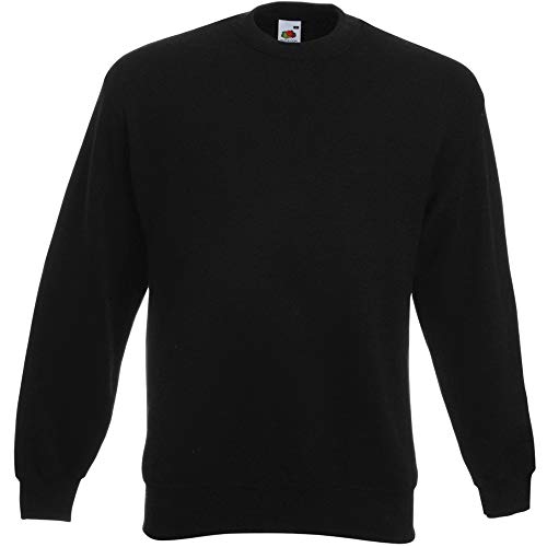 Fruit of the Loom 62-202-0 Sudadera, Negro, Large para Hombre