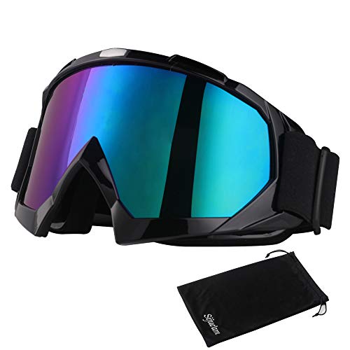 Gafas de Moto de Cross UV Protección Antivaho para Actividades Moto Cross MTB Bicicleta Snowboard Esquí Ciclismo