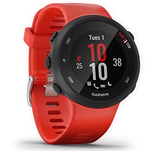 Garmin Forerunner 45 L/G - Reloj Multisport con GPS, Tecnología Pulsómetro Integrado, color Rojo