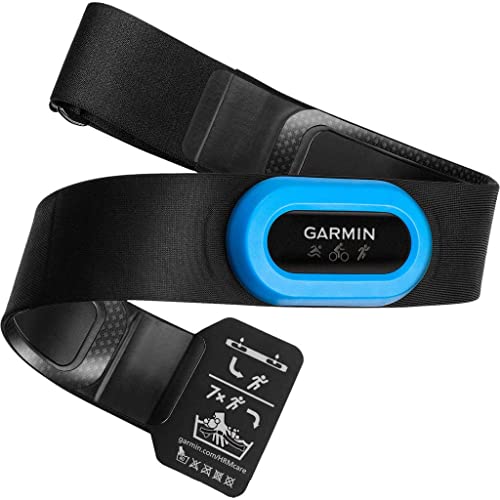 Garmin HRM-Tri - Correa para Monitor de Ritmo cardíaco, Color Negro (Negro/Azul)