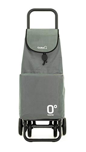 Garmol Carro Compra, Gris, 66L