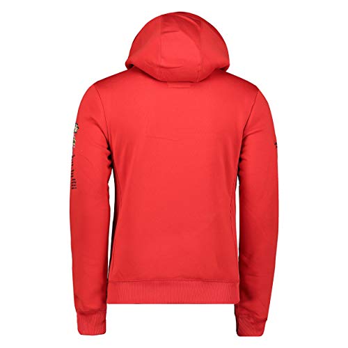 Geographical Norway - Sudadera DE Hombre GYMCLASS Rojo M