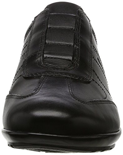 Geox UOMO SYMBOL C Piso Oxford Hombre, Negro (Black), 44 EU