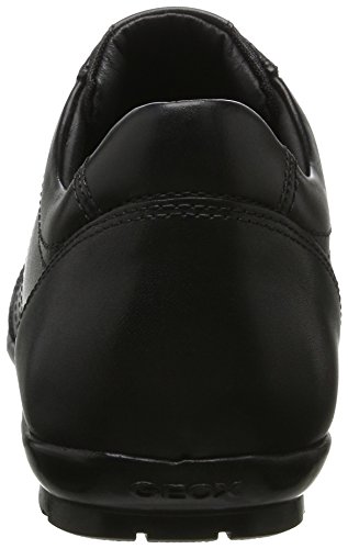 Geox UOMO SYMBOL C Piso Oxford Hombre, Negro (Black), 44 EU