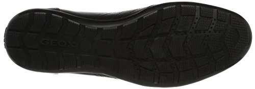 Geox UOMO SYMBOL C Piso Oxford Hombre, Negro (Black), 44 EU