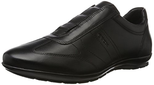 Geox UOMO SYMBOL C Piso Oxford Hombre, Negro (Black), 44 EU