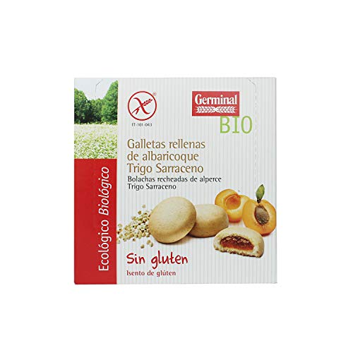 Germinal Galletas de Trigo Sarraceno Rellenas de Albaricoque, sin Gluten - 200g