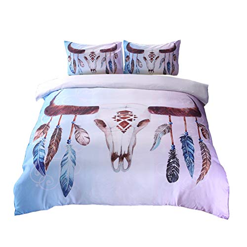 GODGETS Colcha Barata, Set de Cama, Ropa de Cama, Imprimir atrapasueños,Color 4,[228 * 228] CM 3 Pics