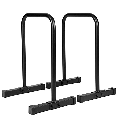 Gravity Fitness Parallettes - Barras para dips - XL - Nuevas asas de 38 mm - Para calistenia, crossfit, uso doméstico y comercial