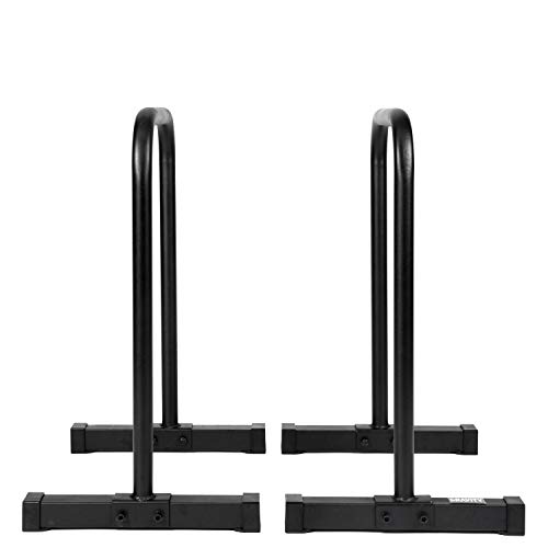 Gravity Fitness Parallettes - Barras para dips - XL - Nuevas asas de 38 mm - Para calistenia, crossfit, uso doméstico y comercial