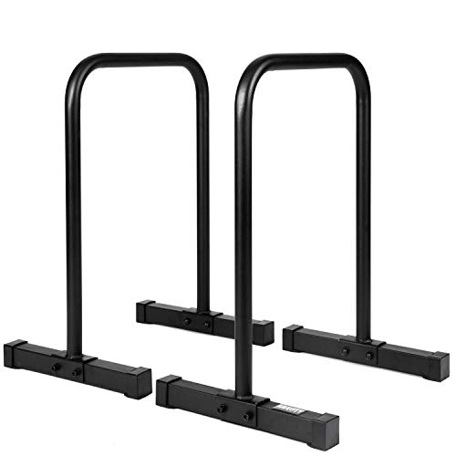 Gravity Fitness Parallettes - Barras para dips - XL - Nuevas asas de 38 mm - Para calistenia, crossfit, uso doméstico y comercial