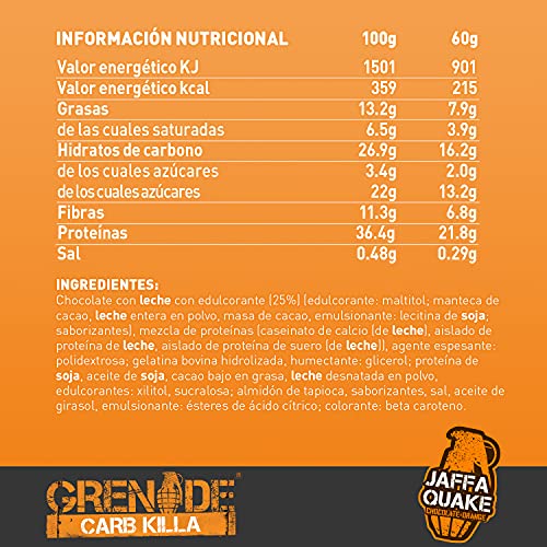 Grenade Carb Killa High Protein and Low Carb Barra - Selection Box - 12 Unidades