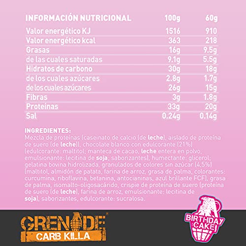 Grenade Carb Killa High Protein and Low Carb Barra - Selection Box - 12 Unidades