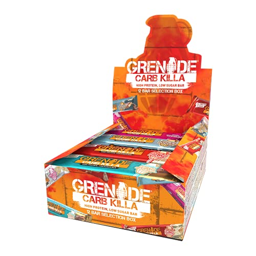 Grenade Carb Killa High Protein and Low Carb Barra - Selection Box - 12 Unidades