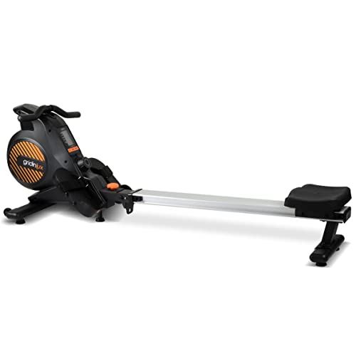 GRIDINLUX | Máquina de Remo Magnética | Trainer Impulse | Fitness en casa | 6Kg Resistencia Magnética | 8 Niveles de Tensión | Plegable