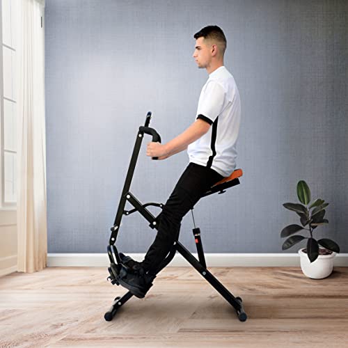 GRIDINLUX | Máquina Ejercicios Multifunción | Trainer M-Potrex | Musculación, Tonificación, Cardio | Registro Actividad | 12 Niveles Intensidad | Pantalla LCD | Plegable