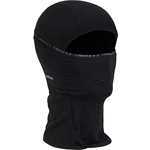 GripGrab Pasamontañas Térmico de Ciclismo Sotocasco Braga de Cuello Invierno Forro Polar Cabeza Hombre Mujer y Niños Calentadores Babeza, Adultos Unisex, Negro, L