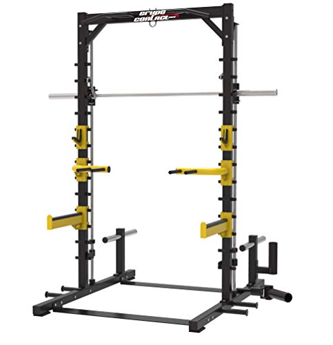 Grupo Contact Multipower con Jaula Rack Sentadillas Profesional Fitness, Mo. TS113, Maquina multifunción,Multifuncional, multiejercicios