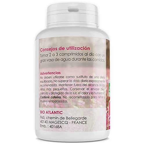 Guarana Orgánico - 400 mg - 200 comprimidos