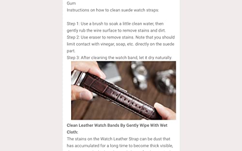 Guide How To Clean A Leather Watch Strap