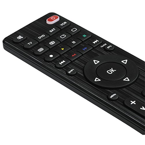 Hama Mando a Distancia Universal, Control Remoto Universal TV Inteligente 4 en 1, Negro