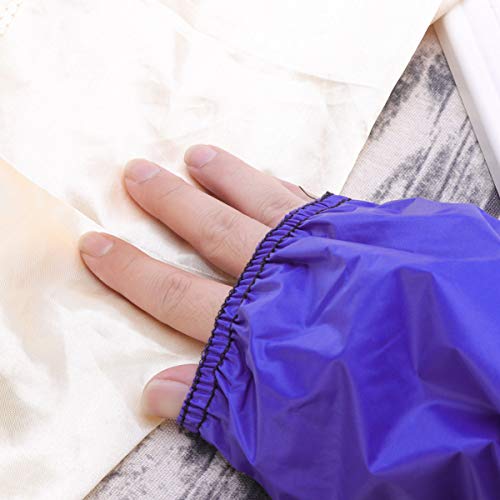 Healifty 1 par de manguitos de soldadura ignífugos manguitos de PVC lavables impermeables para cocinar manguitos de protección para trabajo pesado protección para el brazo (azul), turquesa, 1 PAIO