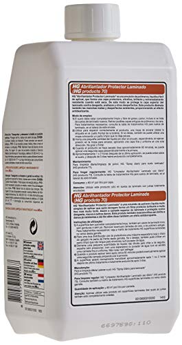 HG Abrillantador Protector de Laminado con Acabado Brillante Contra Rasguños y Desgaste Para Todos los Suelos, Antideslizante – 1 L