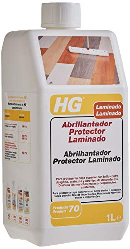 HG Abrillantador Protector de Laminado con Acabado Brillante Contra Rasguños y Desgaste Para Todos los Suelos, Antideslizante – 1 L