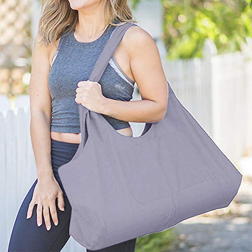 Hivexagon Bolsa de Yoga Multi Usos,Gran capacidad puedes poner la esterilla de yoga,Un bolsillo lateral grande y un bolsillo interior,Adecuado para clases de yoga y gimnasios