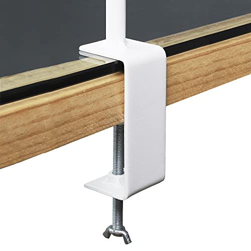 HOME DECO FACTORY Barra Decorativa de Mesa Ajustable, Color Blanco, Metal-Hierro, 250.00 x 4.00 x 90.00