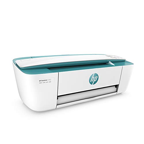 HP DeskJet 3762 T8X23B, Impresora Multifunción A4, Imprime, Escanea y Copia, Wi-Fi, Wi-Fi Direct, USB 2.0, HP Smart App, Incluye 4 Meses del Servicio Instant Ink, Verde Agua