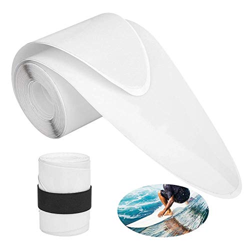 Huairdum Protector de Cantos, Protección de Bordes Cinta de Surf de PVC, Cinta para Tabla de Remo, Cinta de riel para Tabla de Paleta, Uso al Aire Libre para Amantes del Surf Tabla