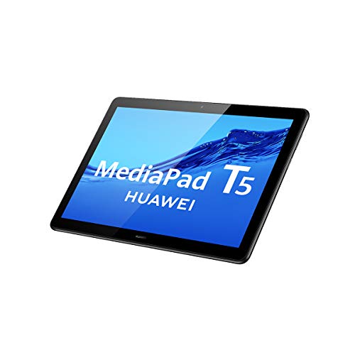 Huawei Mediapad T5 - Tablet (Wi-Fi, Pantalla Full HD, 32 GB de Memoria Interna (Ampliable), 2 GB de RAM, batería de 5100 mAh), Color Negro