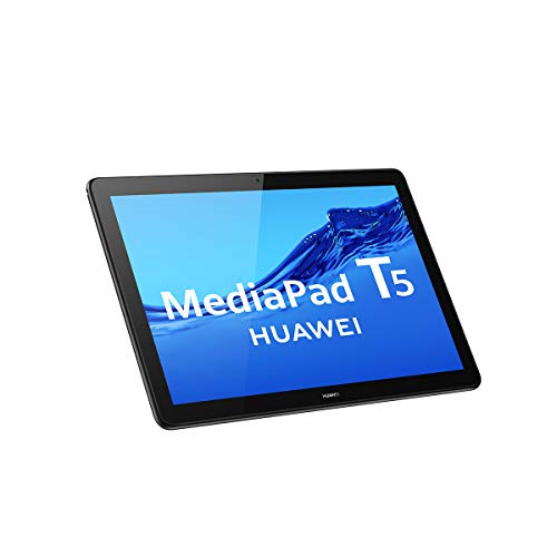 Huawei Mediapad T5 - Tablet (Wi-Fi, Pantalla Full HD, 32 GB de Memoria Interna (Ampliable), 2 GB de RAM, batería de 5100 mAh), Color Negro