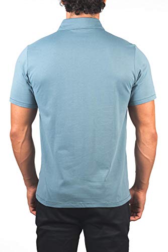 Hurley M Dri-Fit Harvey Solid Polo S/S, Hombre, Ozone Blue, L