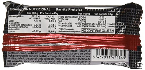 Infisport Protein Bar Secuencial, Sabor Chocolate - 24 Unidades