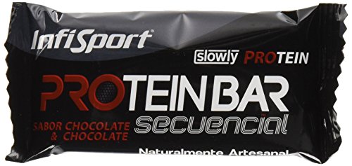 Infisport Protein Bar Secuencial, Sabor Chocolate - 24 Unidades