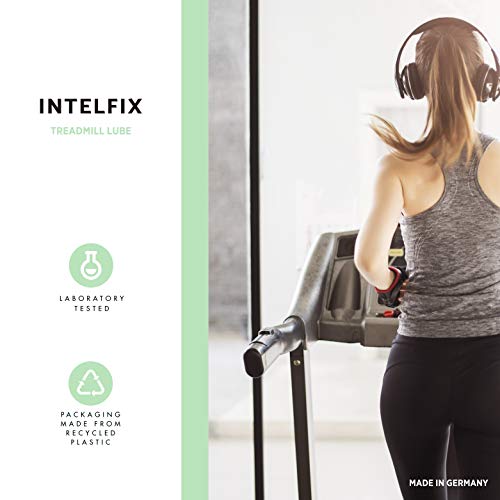 INTELFIX Aceite de Silicona para Cinta de Andar - Lubricante Silicona Cinta Correr - 100% Aceite Silicona para Maquina de Correr, Fácil Aplicación - Lubricante Cinta de Correr, Reduce Fricción - 100ml