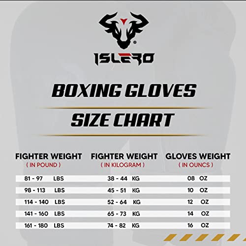 Islero Guantes de boxeo negros mate para hombre, saco de boxeo para mujer, MMA, Muay Thai, artes marciales, kickboxing y sparring, guantes de combate con vendas para las manos (negro, 12 onzas)