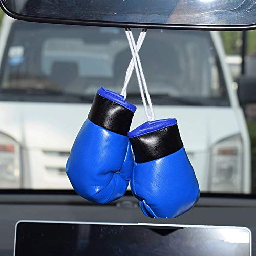 iSpchen 2pcs 10cm Mini Guante de Boxeo Para Coche, Colgante de Guantes de Boxeo, Adornos Colgantes Para decoración de Interiores de Coche