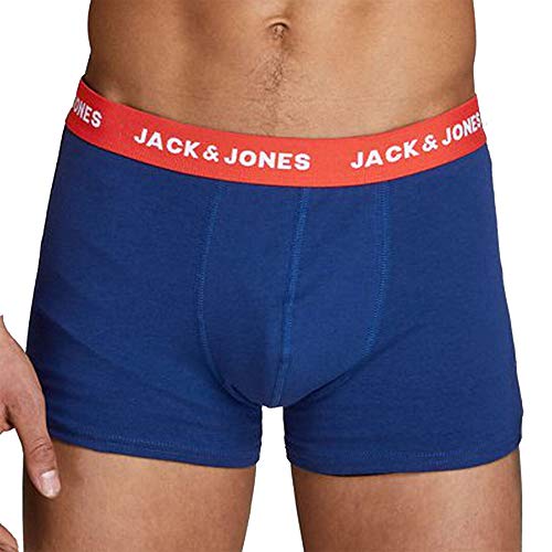 JACK & JONES JacLee Trunks 5 Pack Calzoncillos Boxer Hombre, Azul (Estate Blue), L (Pack de 5)