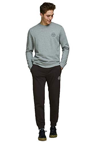 Jack & Jones Jjigordon Jjshark Sweat Pants Viy Noos Pantalones de Deporte, Negro (Negro), W (Tamaño del Fabricante: M) para Hombre